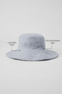 Merino Wool Bucket Hat - Hazy Heather Grey