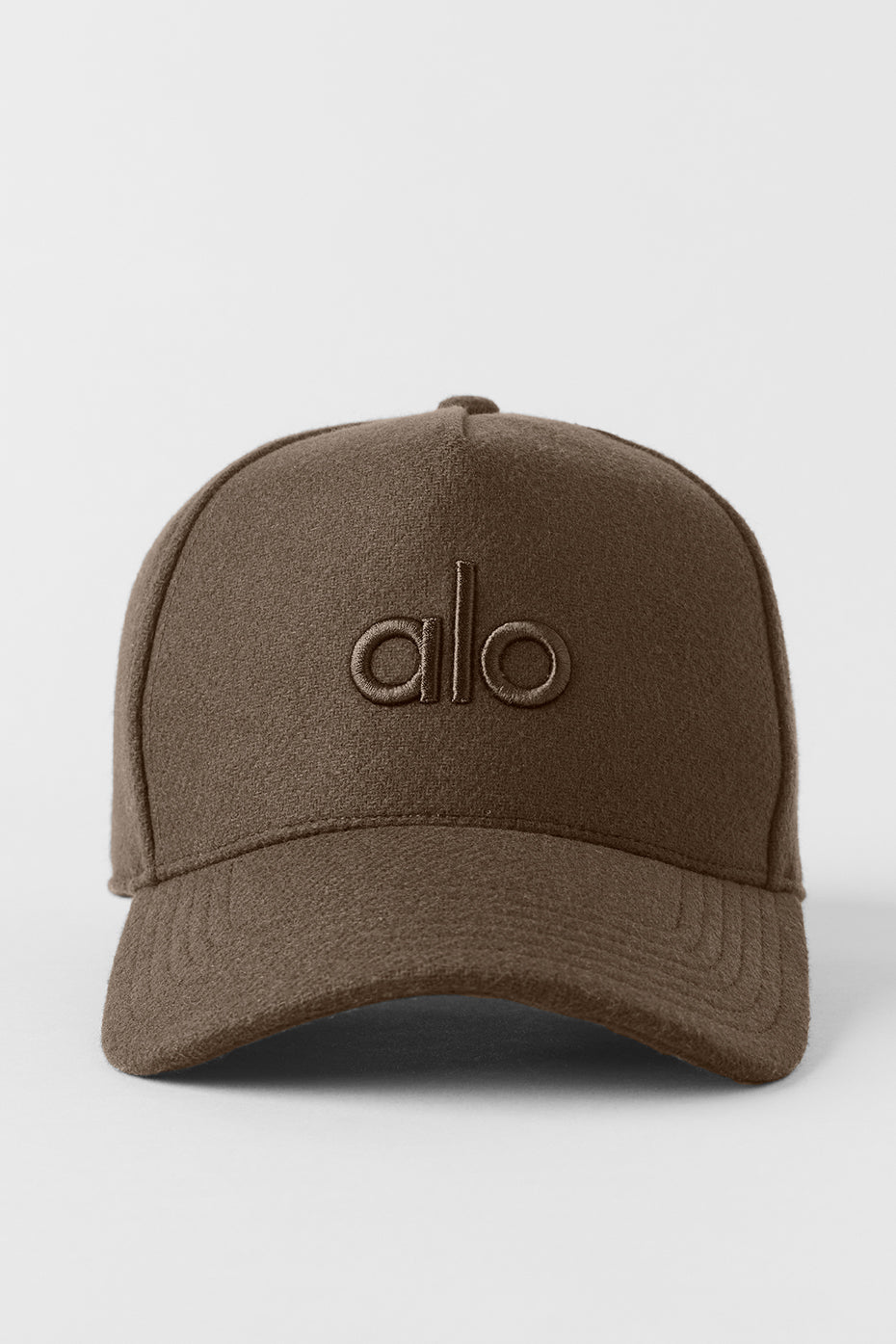 Wool Blend District Trucker Hat - Espresso