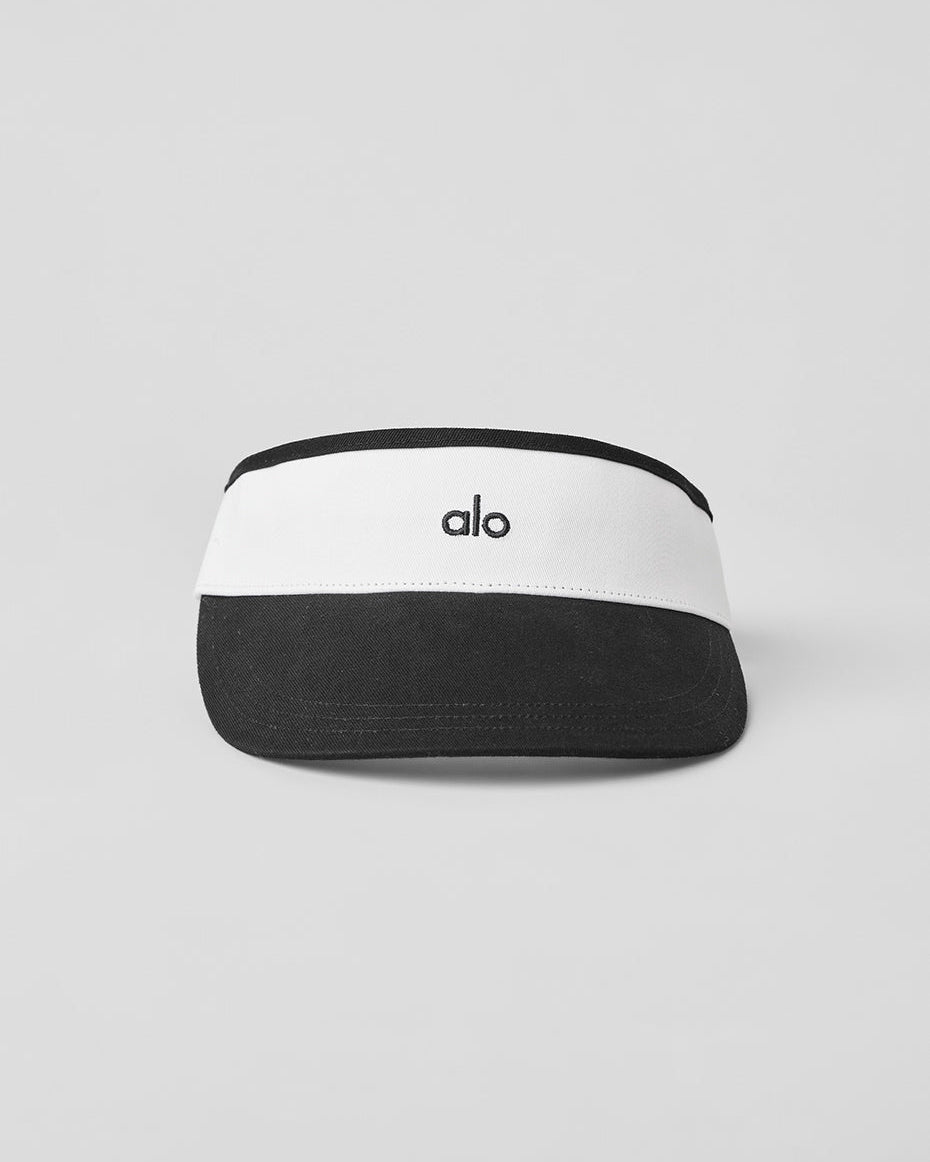 Colorblock Visor - Black/White