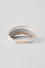 Colorblock Visor - Macadamia/White