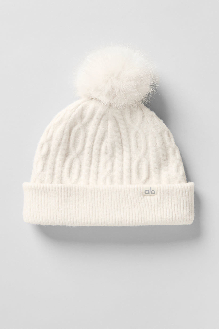 Cable Knit Winter Bliss Beanie - Ivory