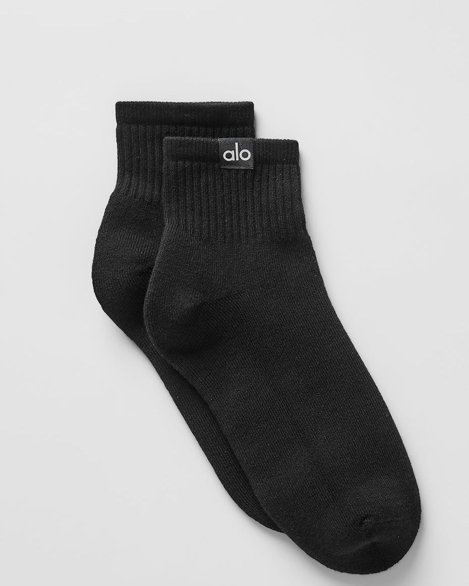 Quarter Crew Street Sock - Black
