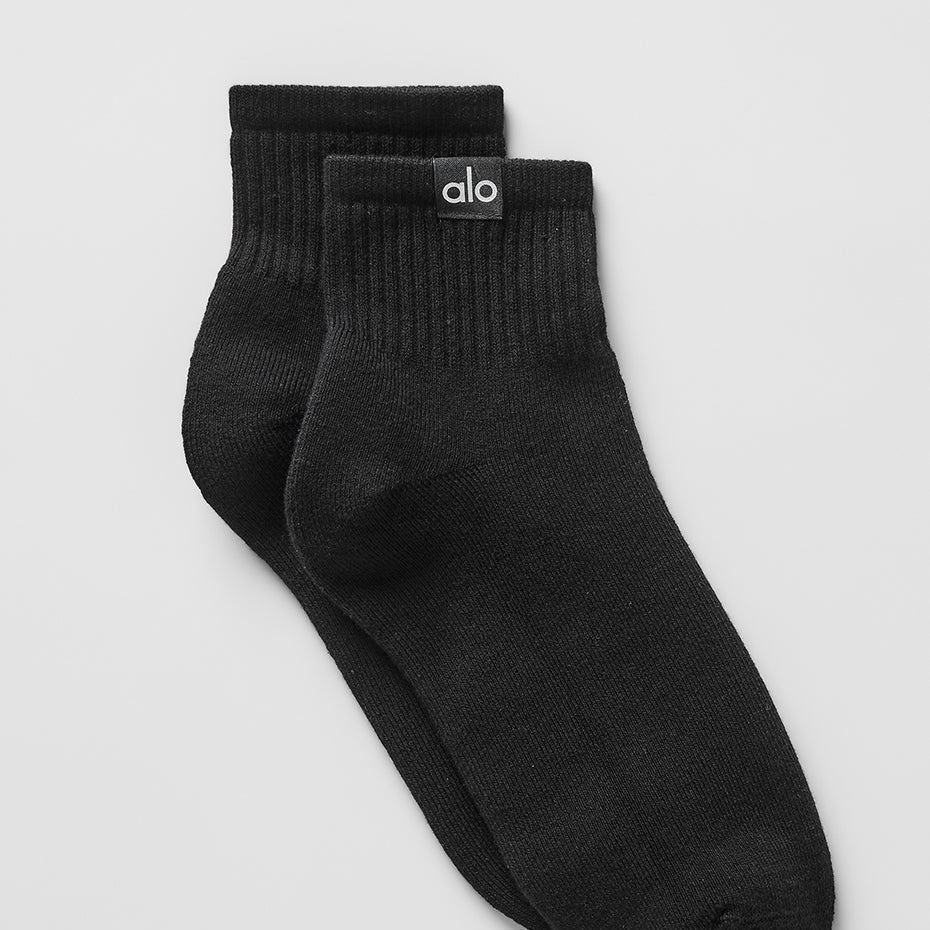 Quarter Crew Street Sock - Black