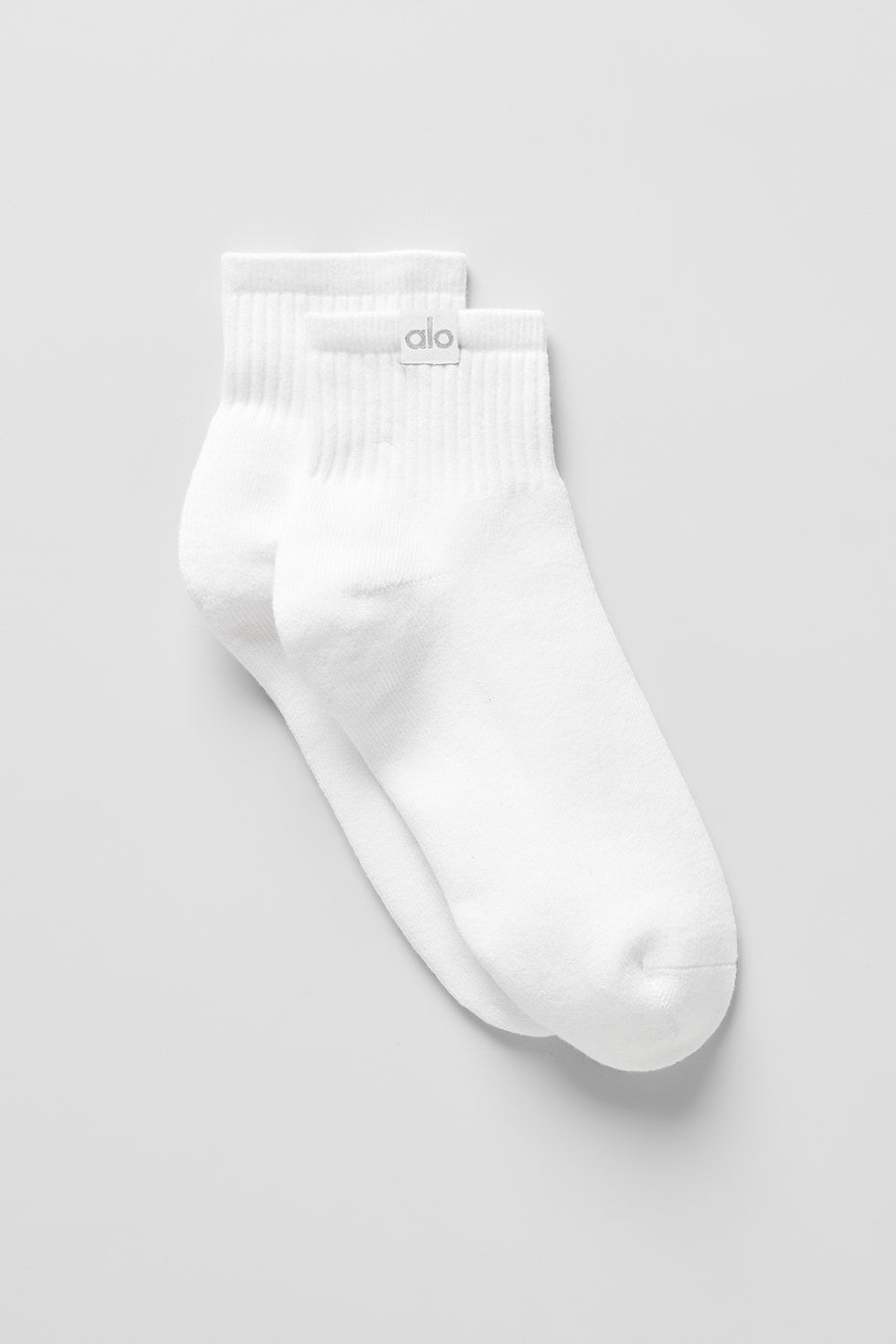 Quarter Crew Street Sock - White