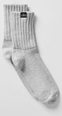 Unisex Half-Crew Scrunch Sock - Athletic Heather Grey