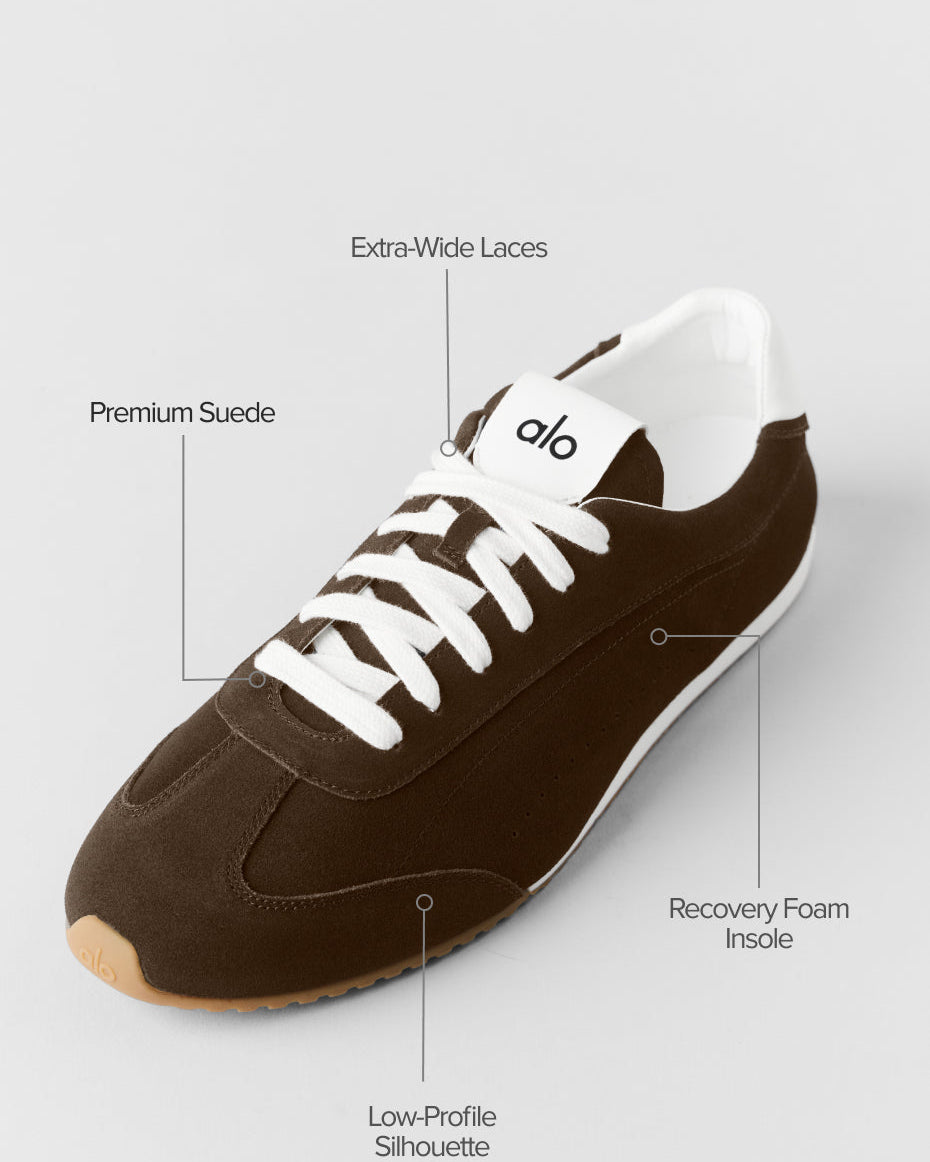 ALO Sunset Sneaker - Espresso