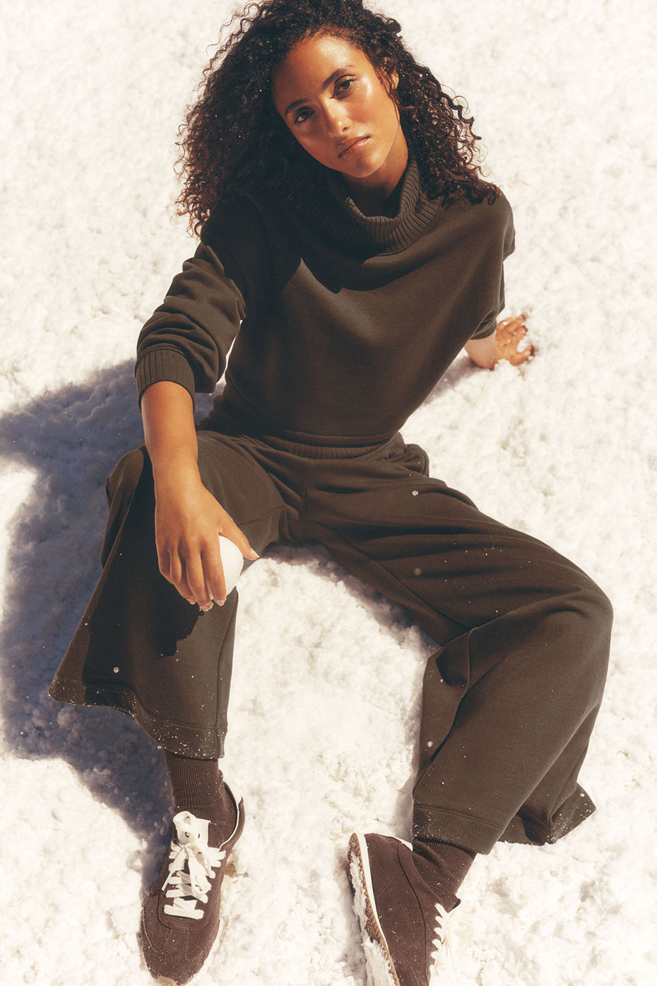 ALO Sunset Sneaker - Espresso