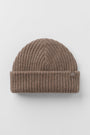 Courchevel Cashmere Beanie - Alpine Cocoa Heather