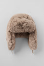Faux Fur Starstruck Hat - Oat