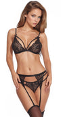 Midnight Desires Bra Set