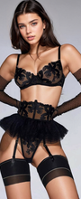 Floral Mesh Ballerina Bra Set