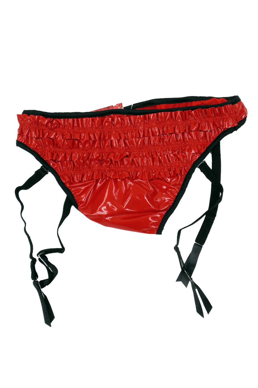 Vinyl Garter Panty