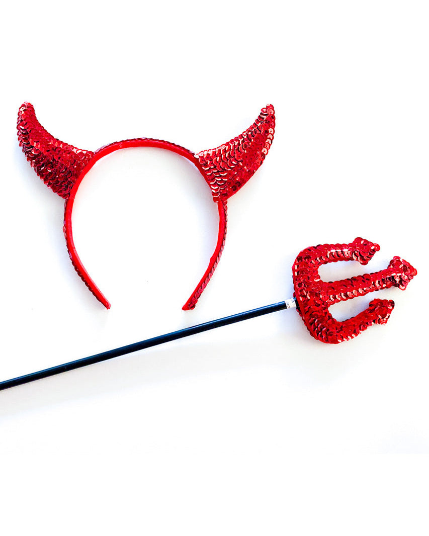 Devil Horns and Pitchfork