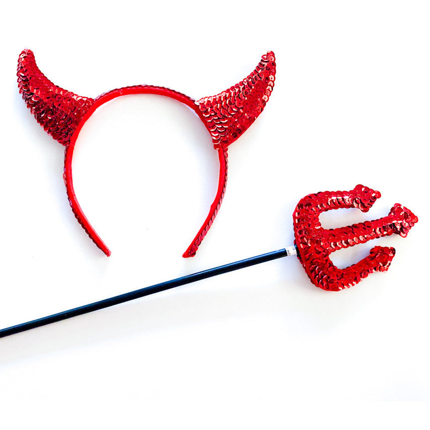 Devil Horns and Pitchfork