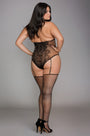 Cupless Net Teddy Bodystocking