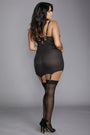 Plus Size Fishnet Cage Chemise