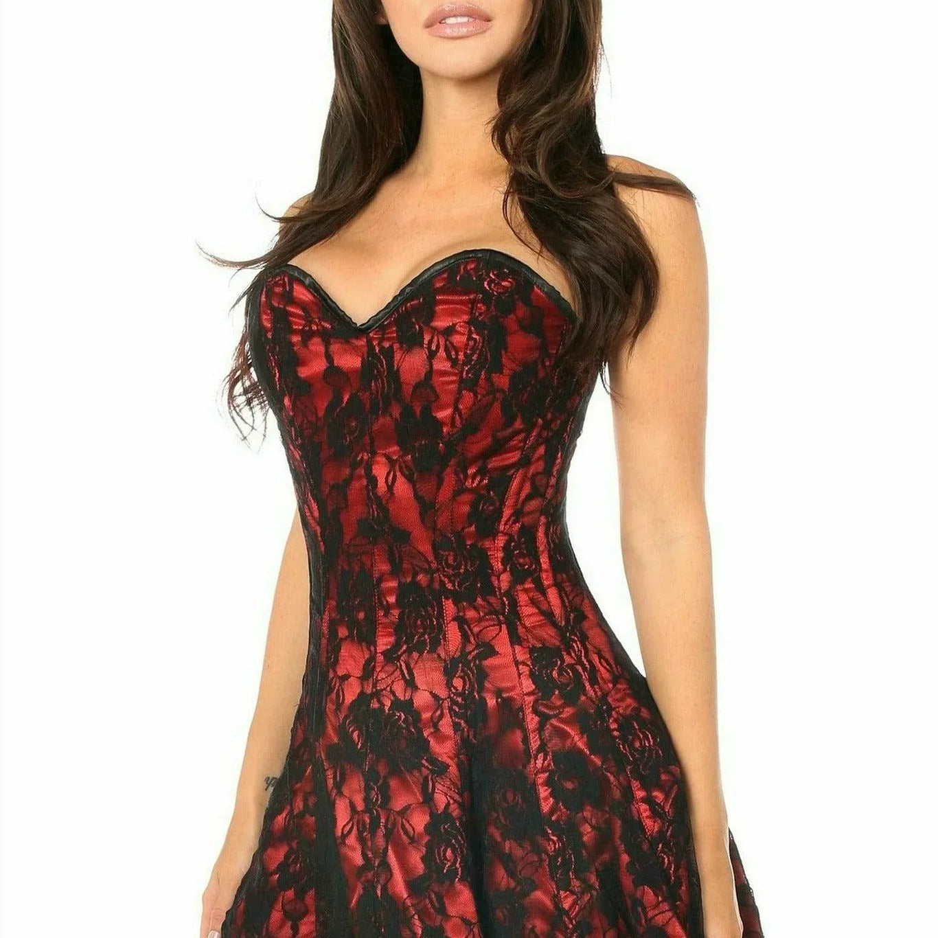 Eyelash Lace Corset Dress