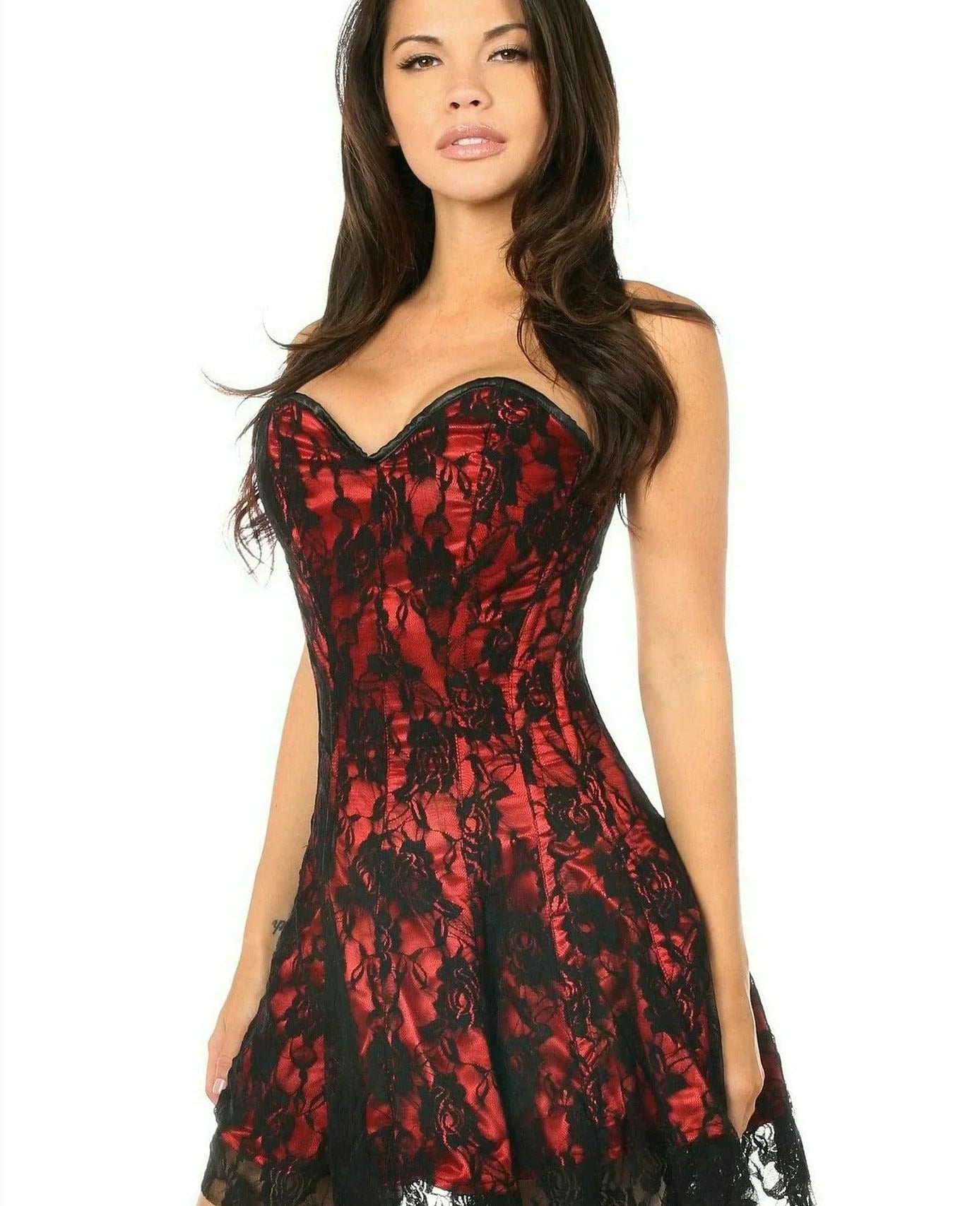 Eyelash Lace Corset Dress