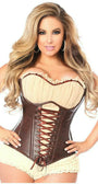 Faux Leather Steel Boned Ren Faire Corset