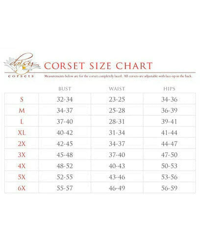 Faux Leather Steel Boned Ren Faire Corset