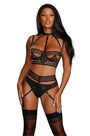 Multi Strap Cage Bra Set