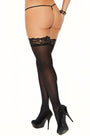 Stay Up Everyday Lace Top Opaque Thigh Highs