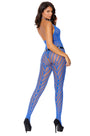 Blue Chevron Bodystocking