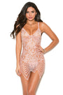Embroidered Lace Chemise