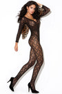 Long Sleeve Lace Bodystocking