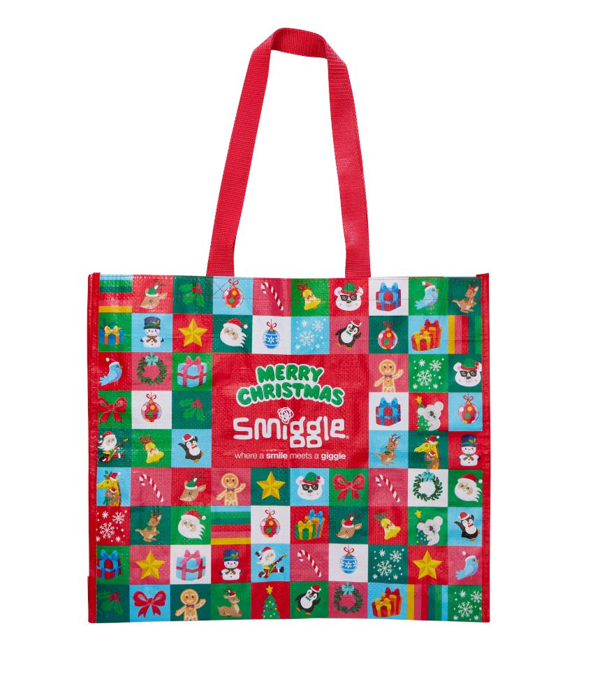 Smiggle – Noel Yeniden Kullan Büyük Boy Çanta