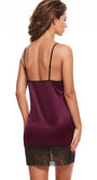 Simply Sexy Satin and Lace Chemise