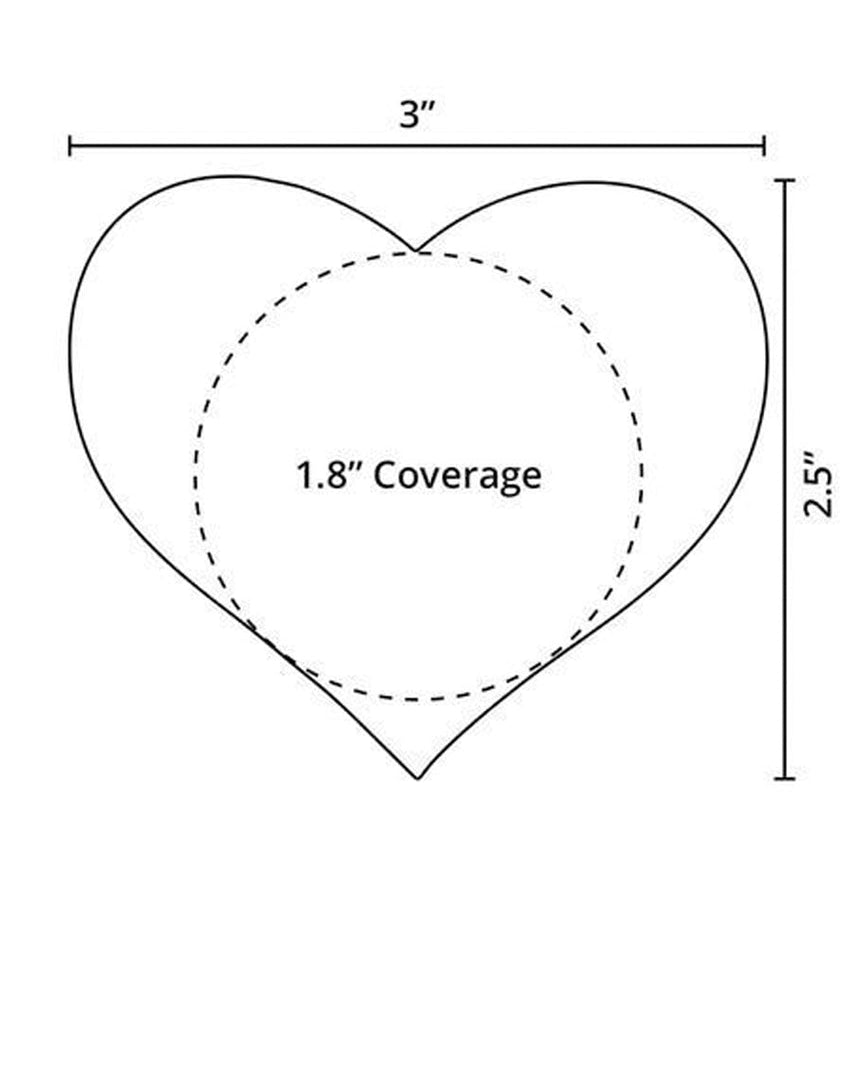 Big Red Heart Sequin Nipple Pasties