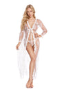Long Lace Babydoll Robe