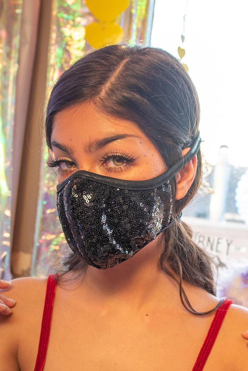 Sequin Face Mask