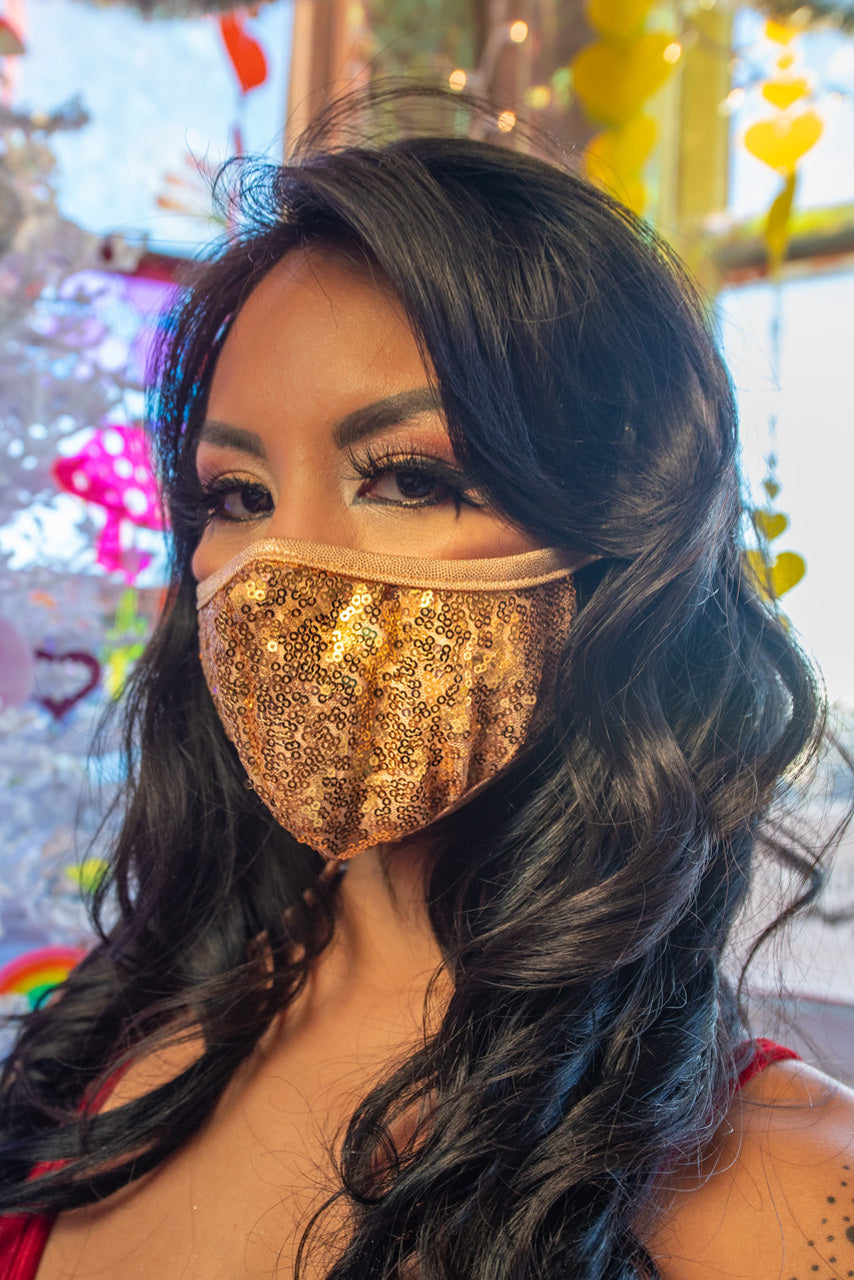 Sequin Face Mask