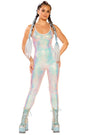 Metallic Sequin Catsuit