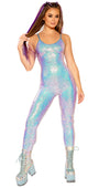 Metallic Sequin Catsuit