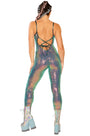 Metallic Sequin Catsuit