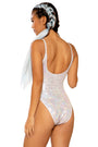 Metallic Spaghetti Strap Bodysuit
