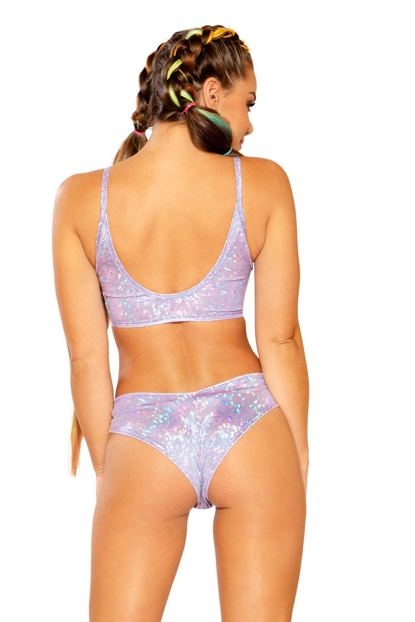 Metallic Micro Shorts