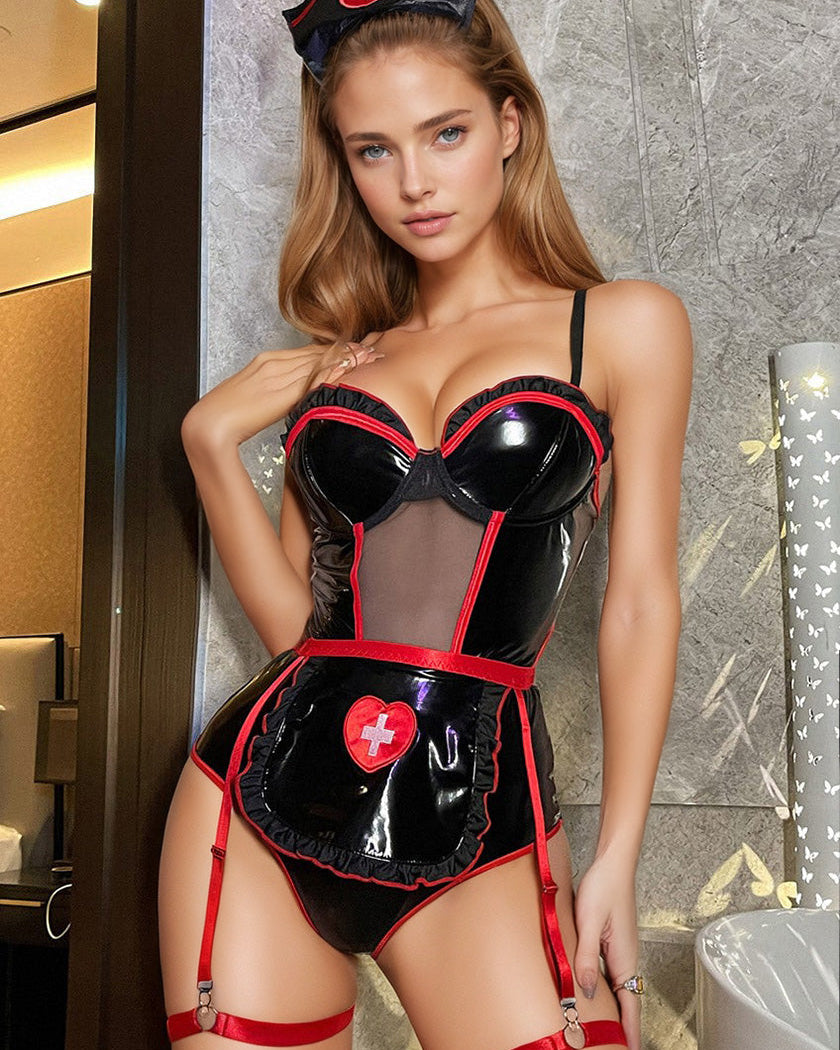 Sexy Wetlook Nurse Costume