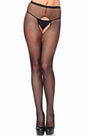 Plus Size Crotchless Fishnet Curvy Pantyhose