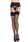 Sheer Garter Belt and Stocking Set