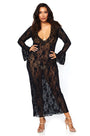 Plus Size Deep V Lace Chemise