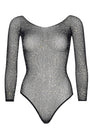 Rhinestone Fishnet Bodysuit