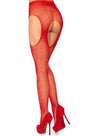 Rhinestone Suspender Pantyhose