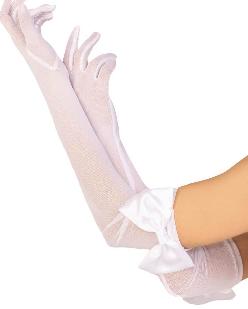 Sheer Mesh Opera Gloves