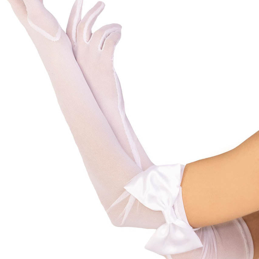 Sheer Mesh Opera Gloves