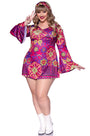 Plus Size Retro Hippie Costume
