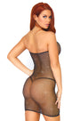 Sparkle Net Tube Dress